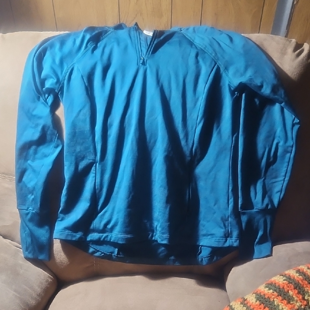 Women's Blue Pullover Jacket